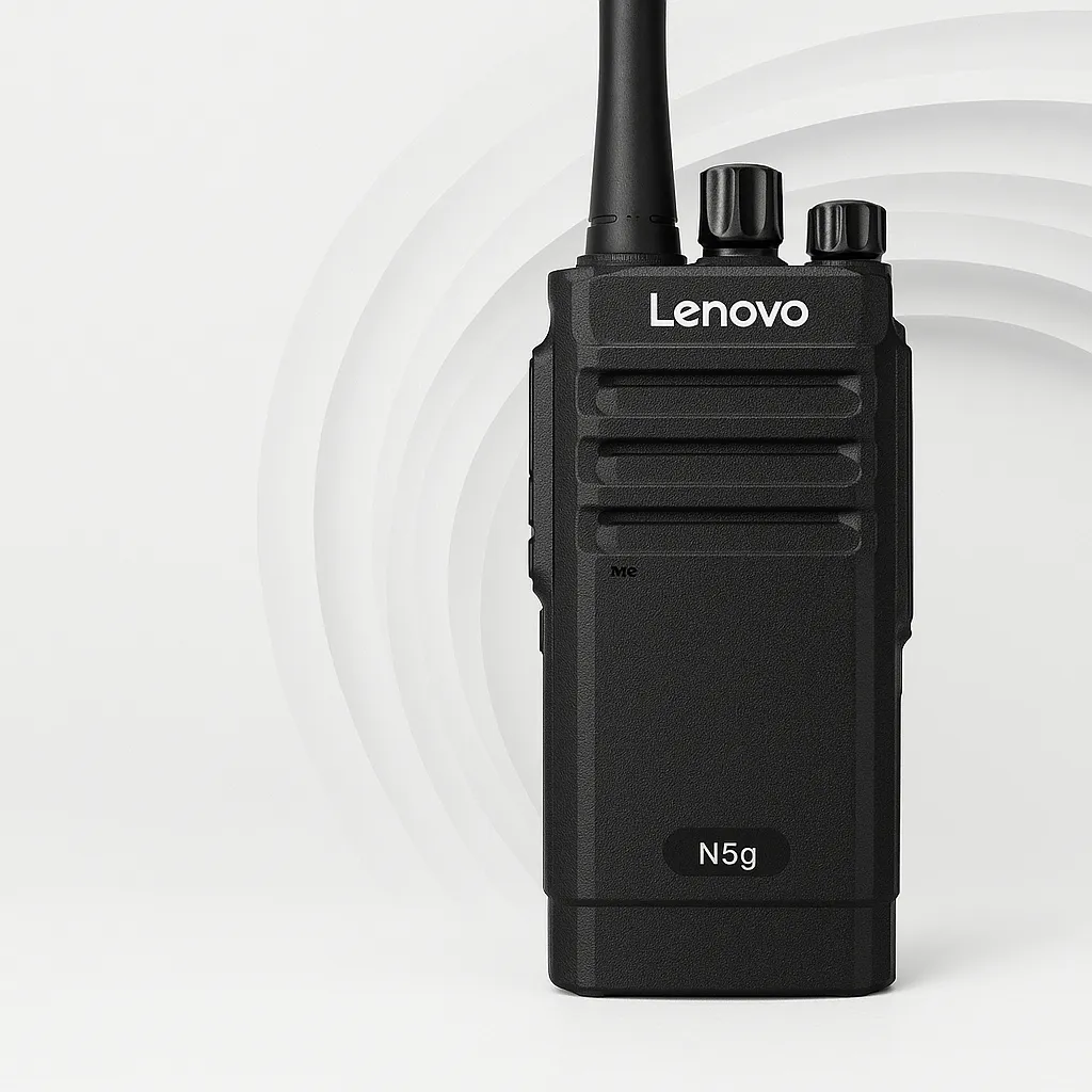 Рация Lenovo N5G — 1000 мАч, 2 Вт, USB зарядка, шумоподавление, шифрование, до 3 км