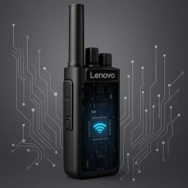 Рация Lenovo C278 — 3000 мАч, 16 каналов, 430–440 МГц, дальность до 10 км, шифрование, защита от помех.