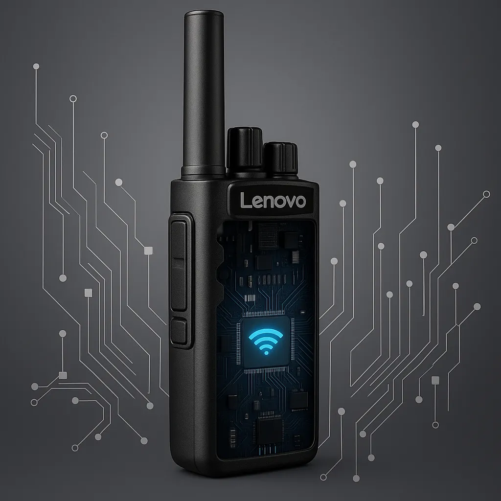 Рация Lenovo C278  2 шт— 3000 мАч, 16 каналов, 430–440 МГц, дальность до 10 км, шифрование, защита от помех.