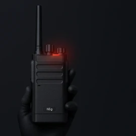 Рация Lenovo N5G — 1000 мАч, 2 Вт, USB зарядка, шумоподавление, шифрование, до 3 км